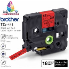 Compatible Brother TZe-441 Black on Red Label Tape – 18 mm