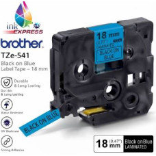 Compatible Brother TZe-541 Black on Blue Label Tape – 18 mm