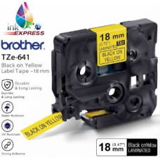 Compatible Brother TZe-641 Black on Yellow Label Tape – 18 mm