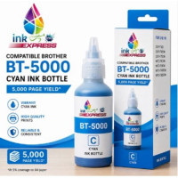 Compatible Brother BT-5000 Cyan Ink Bottle – 5,000 Page Yield