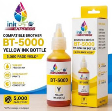Compatible Brother BT-5000 Yellow Ink Bottle – 5,000 Page Yield