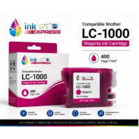 Compatible Brother LC-1000 Magenta Ink Cartridge – 400 Page Yield