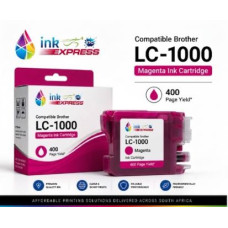 Compatible Brother LC-1000 Magenta Ink Cartridge – 400 Page Yield