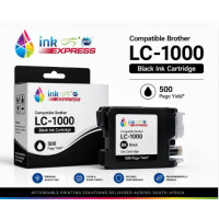 Compatible Brother LC-1000 Black Ink Cartridge – 500 Page Yield