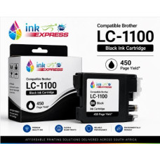 Compatible Brother LC-1100 Black Ink Cartridge – 450 Page Yield