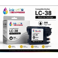 Compatible Brother LC-38 Black Ink Cartridge – 300 Page Yield