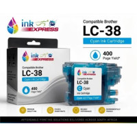 Compatible Brother LC-38 Cyan Ink Cartridge – 300 Page Yield