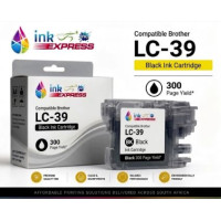 Compatible Brother LC-39 Black Ink Cartridge – 300 Page Yield
