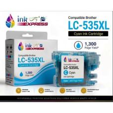 Compatible Brother LC-535XL Cyan Ink Cartridge – 1,300 Page Yield