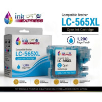 Compatible Brother LC-565XL Cyan Ink Cartridge – 1,200 Page Yield