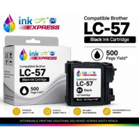 Compatible Brother LC-57 Black Ink Cartridge – 500 Page Yield