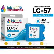 Compatible Brother LC-57 Cyan Ink Cartridge – 400 Page Yield