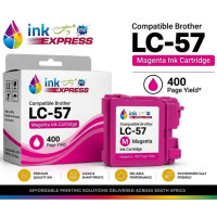 Compatible Brother LC-57 Magenta Ink Cartridge – 400 Page Yield