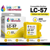 Compatible Brother LC-57 Yellow Ink Cartridge – 400 Page Yield