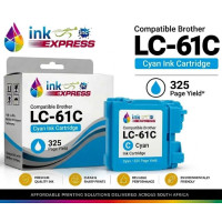 Compatible Brother LC-61 Cyan Ink Cartridge – 325 Page Yield
