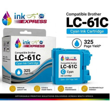 Compatible Brother LC-61 Cyan Ink Cartridge – 325 Page Yield