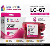 Compatible Brother LC-67 Magenta Ink Cartridge – 325 Page Yield