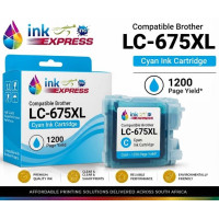 Compatible Brother LC-675XL Cyan Ink Cartridge – 1,200 Page Yield