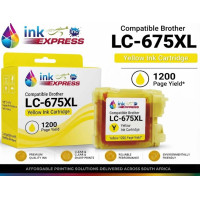 Compatible Brother LC-675XL Yellow Ink Cartridge – 1,200 Page Yield