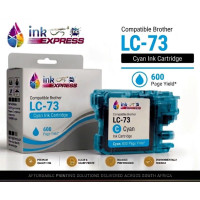 Compatible Brother LC-73 Cyan Ink Cartridge – 600 Page Yield