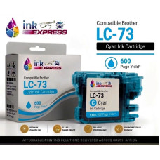 Compatible Brother LC-73 Cyan Ink Cartridge – 600 Page Yield