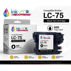 Compatible Brother LC-75 Black Ink Cartridge – 600 Page Yield