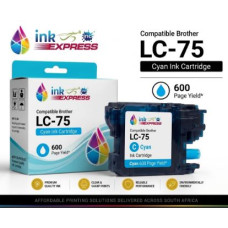 Compatible Brother LC-75 Cyan Ink Cartridge – 600 Page Yield