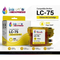 Compatible Brother LC-75 Yellow Ink Cartridge – 600 Page Yield