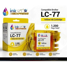 Compatible Brother LC-77 Yellow Ink Cartridge – 1,200 Page Yield