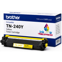 Compatible Brother TN-240 Yellow Toner Cartridge – 1,400 Page Yield