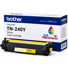 Compatible Brother TN-240 Yellow Toner Cartridge – 1,400 Page Yield Compatible Brother TN-240 Yellow Toner Cartridge – 1,400 Page Yield