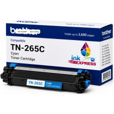 Compatible Brother TN-265 Cyan Toner Cartridge – 2,200 Page Yield Compatible Brother TN-265 Cyan Toner Cartridge – 2,200 Page Yield