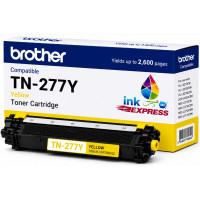 Compatible Brother TN-277 Yellow Toner Cartridge – 2,300 Page Yield Compatible Brother TN-277 Yellow Toner Cartridge – 2,300 Page Yield