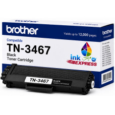Compatible Brother TN-3467 Black Toner Cartridge – 8,000 Page Yield Compatible Brother TN-3467 Black Toner Cartridge – 8,000 Page Yield