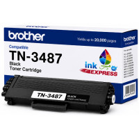 Compatible Brother TN-3487 Black Toner Cartridge – 20,000 Page Yield