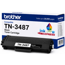 Compatible Brother TN-3487 Black Toner Cartridge – 20,000 Page Yield
