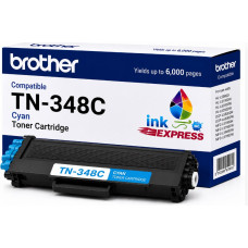 Compatible Brother TN-348 Cyan Toner Cartridge – 6,000 Page Yield Compatible Brother TN-348 Cyan Toner Cartridge – 6,000 Page Yield