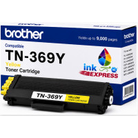 Compatible Brother TN-369 Yellow Toner Cartridge – 6,000 Page Yield Compatible Brother TN-369 Yellow Toner Cartridge – 6,000 Page Yield