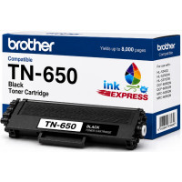 Compatible Brother TN-650 Black Toner Cartridge – 8,000 Page Yield