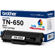 Compatible Brother TN-650 Black Toner Cartridge – 8,000 Page Yield