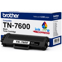 Compatible Brother TN-7600 Black Toner Cartridge – 6,500 Page Yield